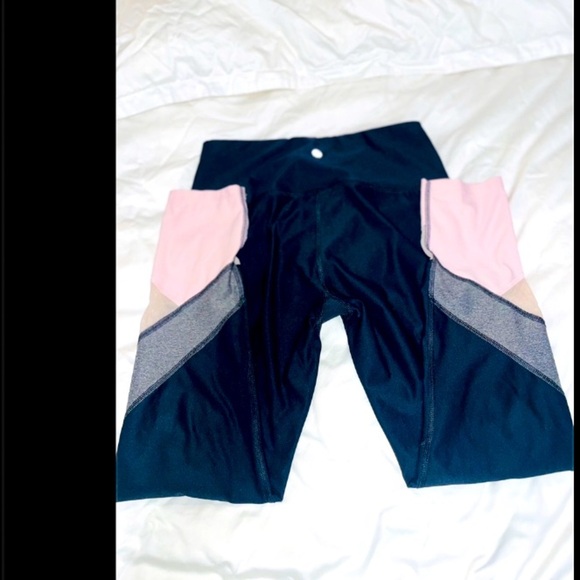 Apana Women's Colorblock Compression Leggings Black Size S Athletic - Picture 7 of 14